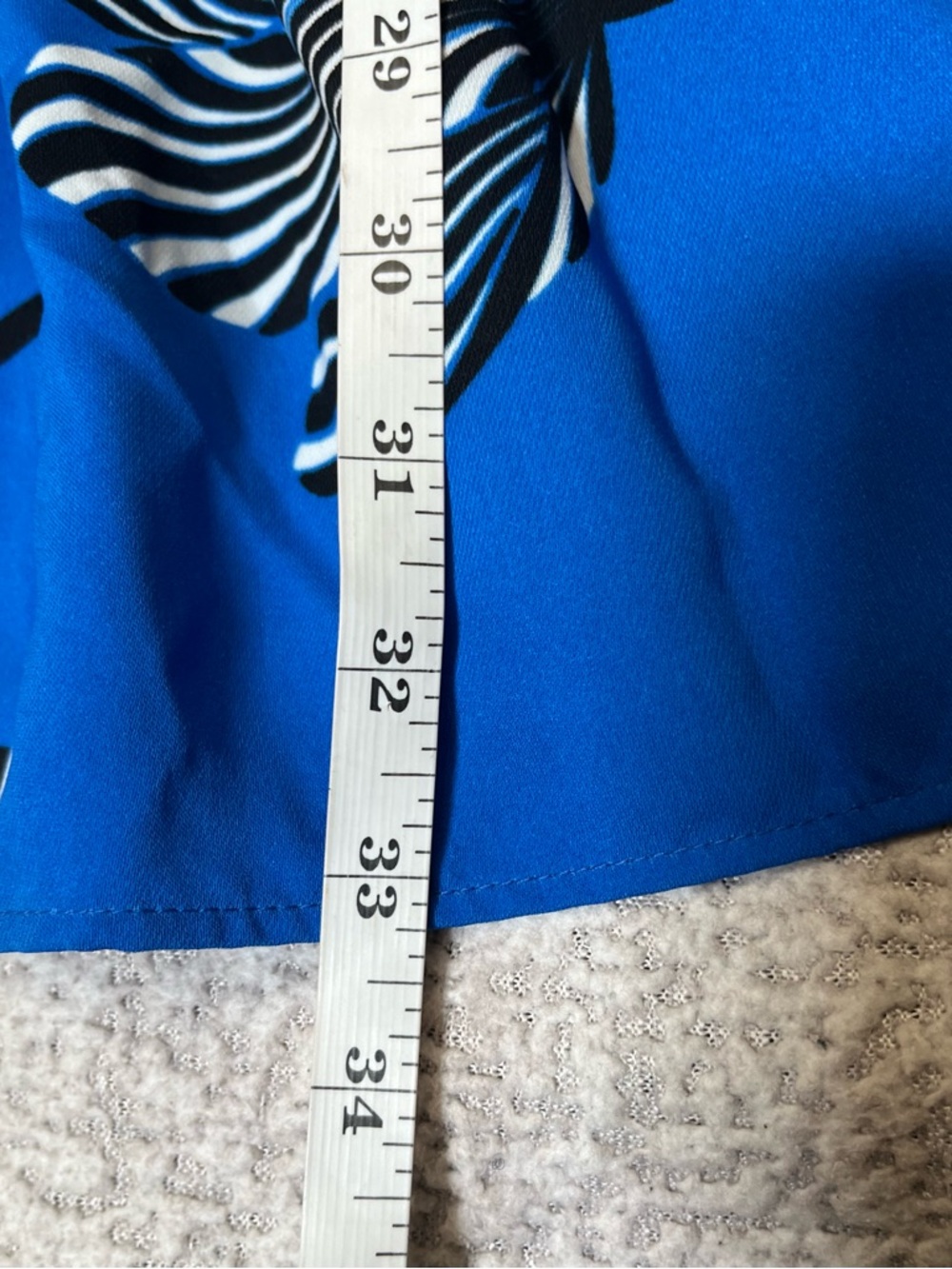 Ann Taylor Factory Blue Poppy Floral Drop Waist Flounce Shift Dress Size 2 - Picture 15 of 16